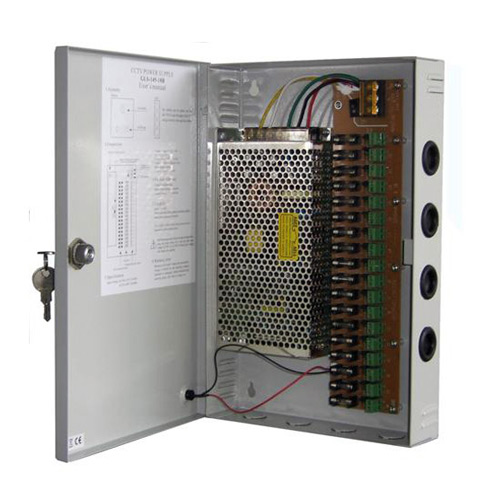 60W 5A 9CH DC12V Output Switch Mode CCTV Distribution Box Portable Power Supply For IR Camera Monitoring Equipment LED Tape Lights 60W 5A 9CH DC12V Output Switch Mode CCTV Distribution Box Portable Power Supply For IR Camera Monitoring Equipment LED Tape Lights